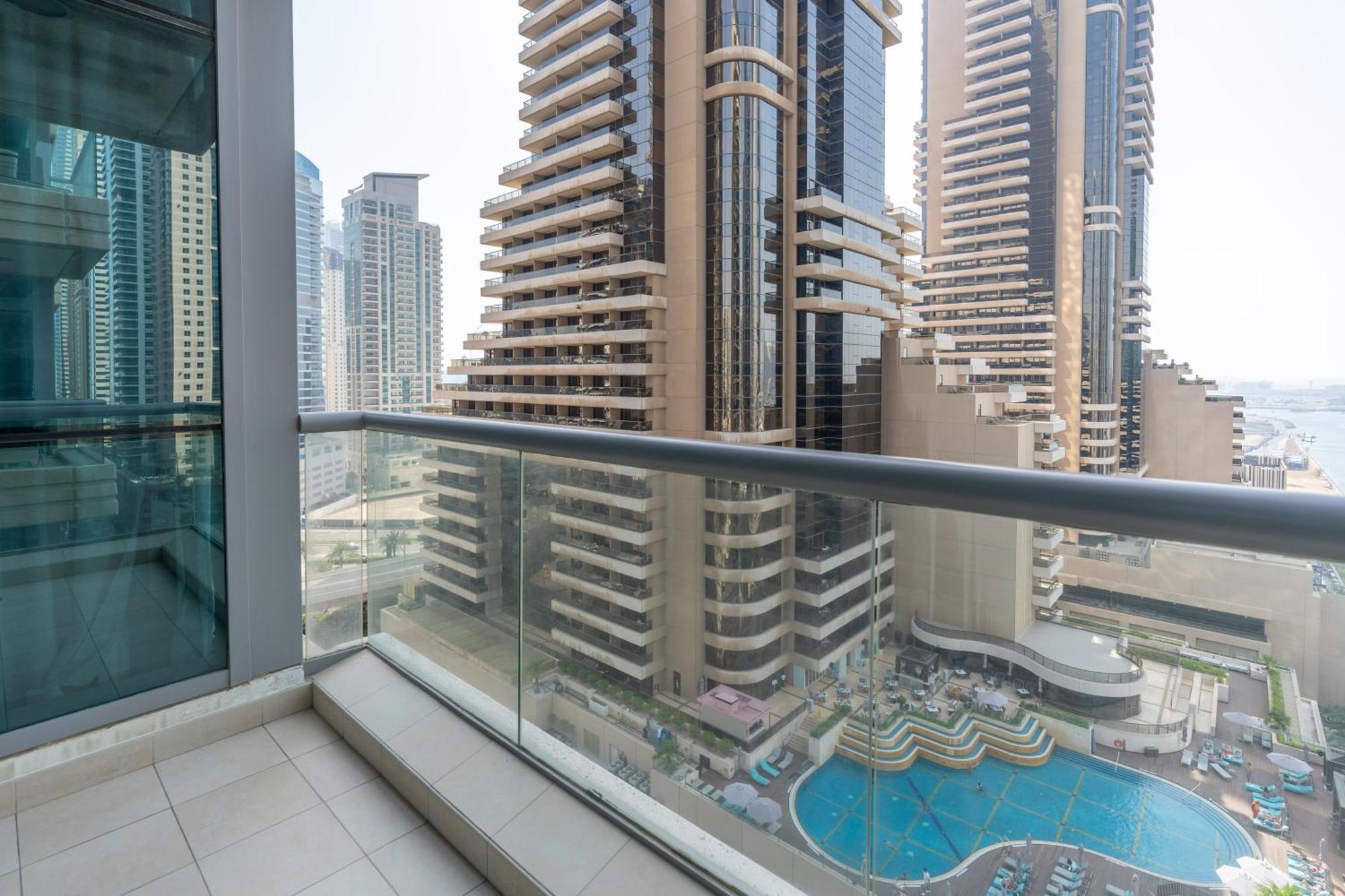 Apartament Vacay Lettings -2 Bed Iris Blue Dubai Marina Zewnętrze zdjęcie