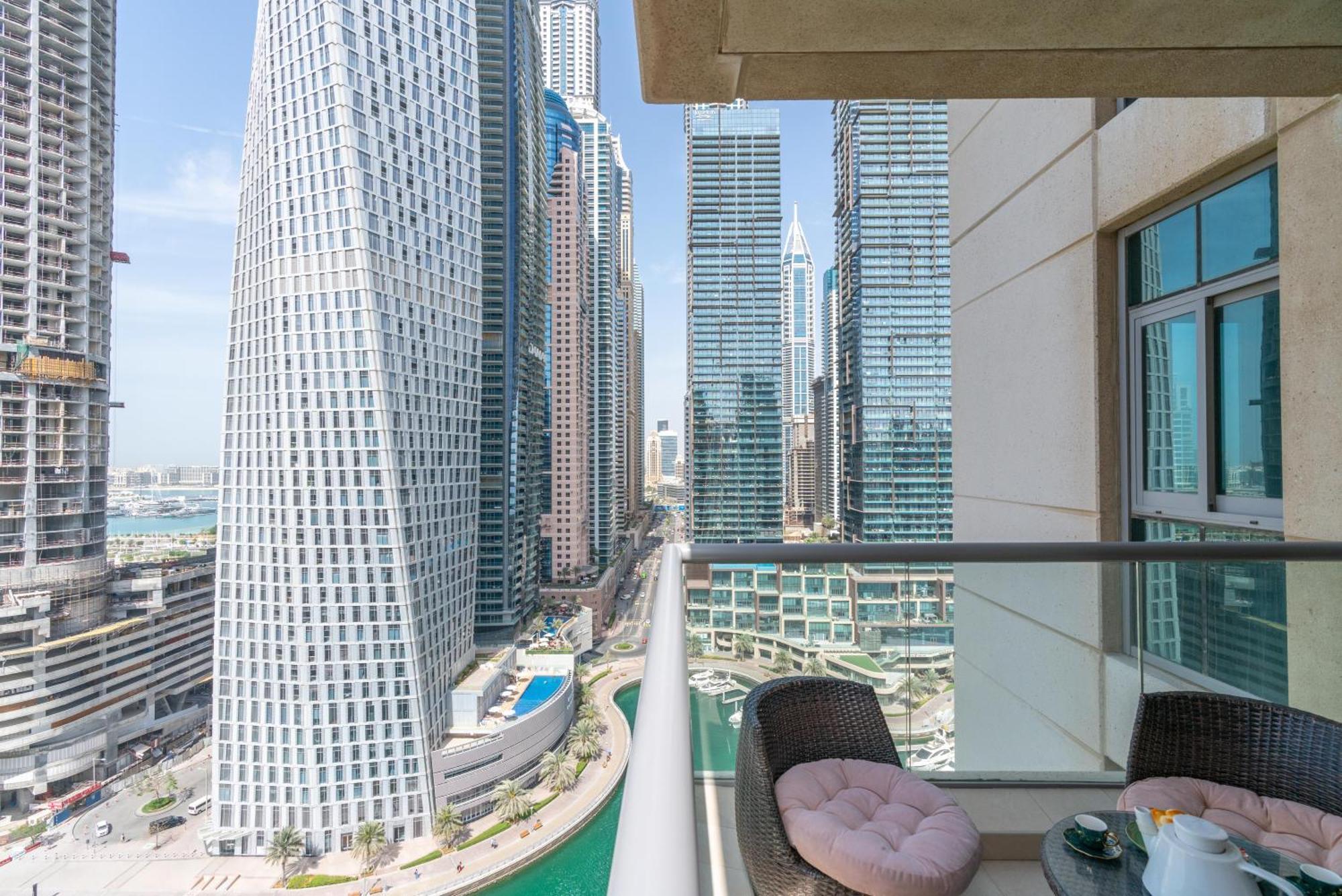 Apartament Vacay Lettings -2 Bed Iris Blue Dubai Marina Zewnętrze zdjęcie